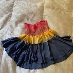 Chaser XS, red, yellow, blue skirt